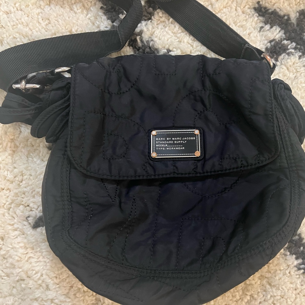 Marc by Marc Jacobs Standard Supply Quilted Nylon Crossbody/Tote Black